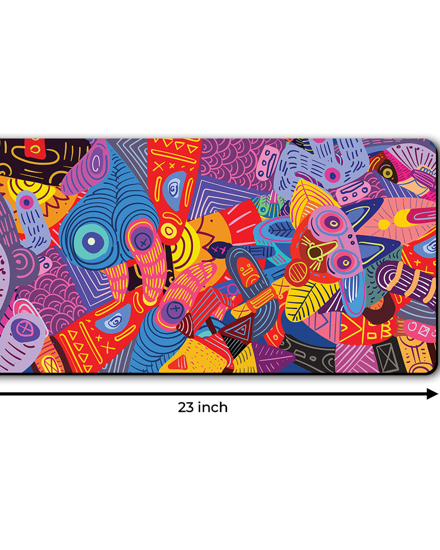 Color Splash Desk Mat