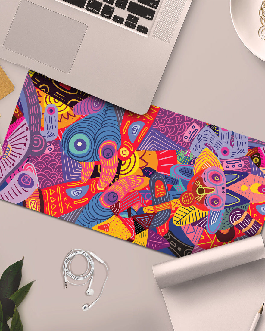 Color Splash Desk Mat