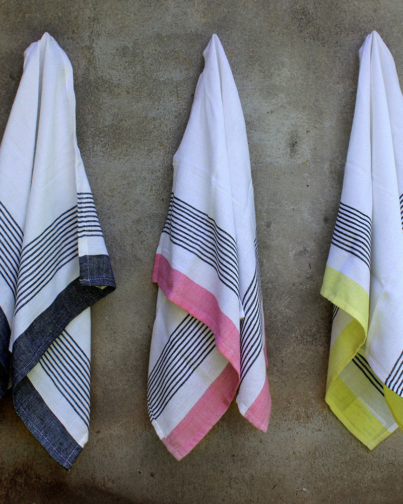 Bloc Stripe Kitchen Towels - Kara Weaves
- 3