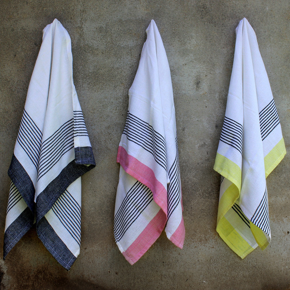 Bloc Stripe Kitchen Towels - Kara Weaves
- 3