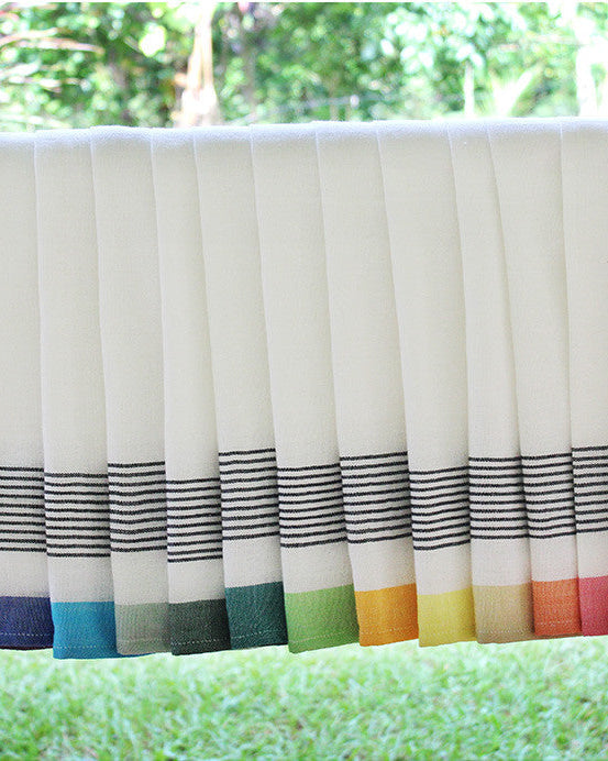 Bloc Stripe Kitchen Towels - Kara Weaves
- 4