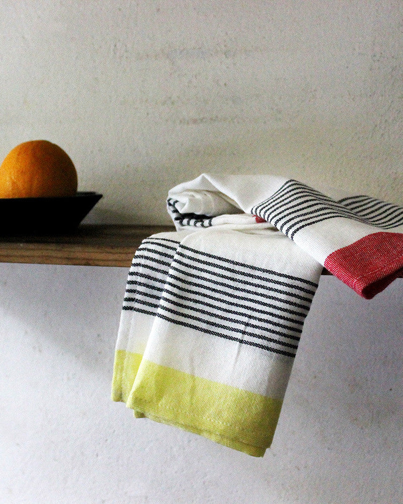 Bloc Stripe Kitchen Towels - Kara Weaves
- 5