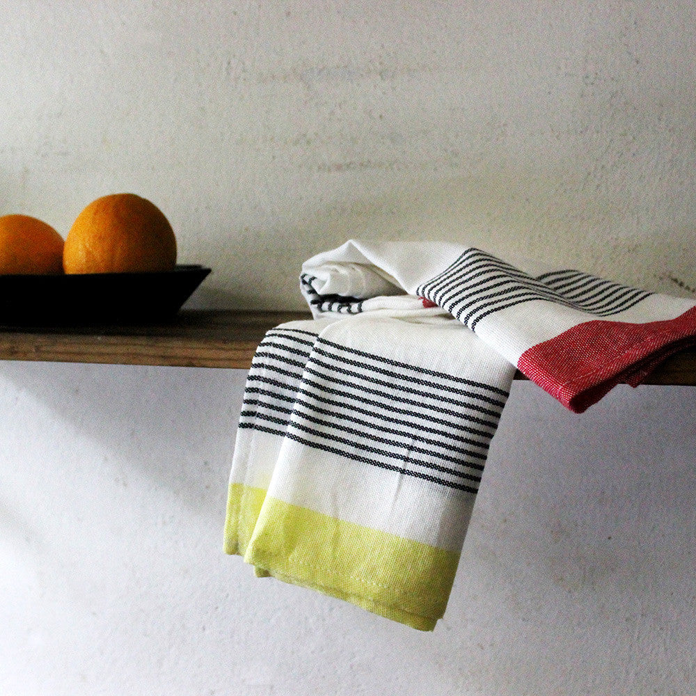 Bloc Stripe Kitchen Towels - Kara Weaves
- 5