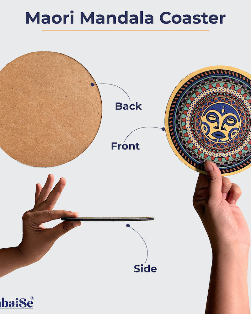 bambaise Artist‰Ûªs maori coaster