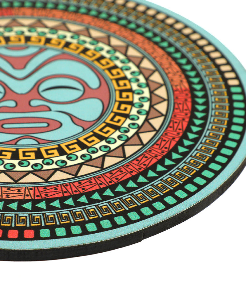 Artistic Maori Mandala Coasters - Set of 4, Premium MDF, Beautiful Lamination