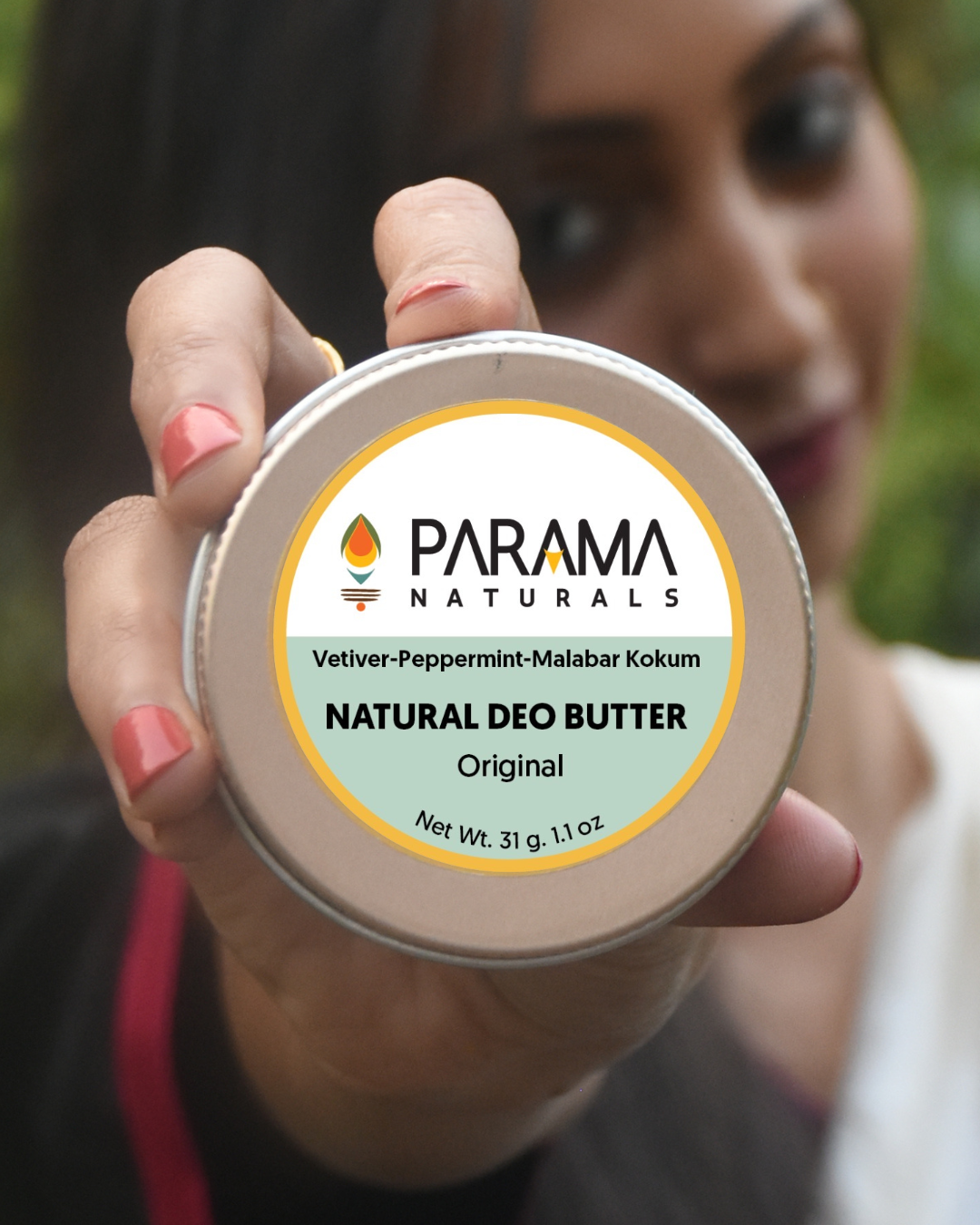 Parama Naturals Deo Butter, Natural Deo, Odor Control, Foot Butter, Underarms Deo, Original Deo, Chemical Free, Alcohol Free, 100% Natural, Long Lasting, Kokum Butter