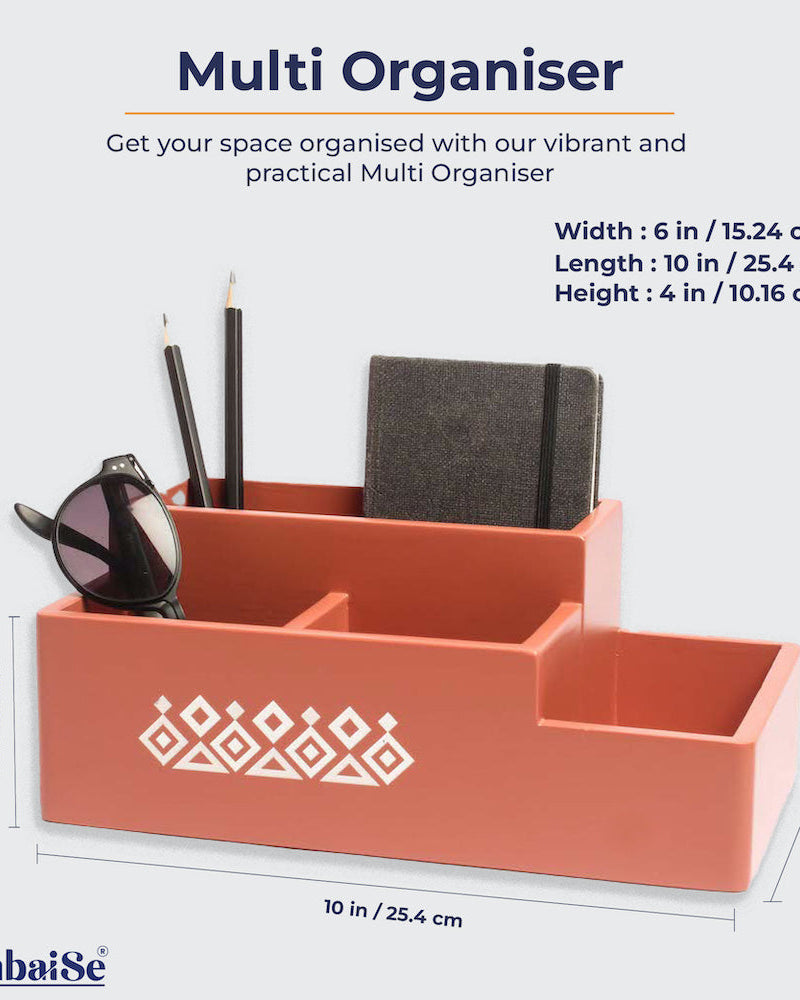 Get Organized with the Amber Orange Multi Organizer