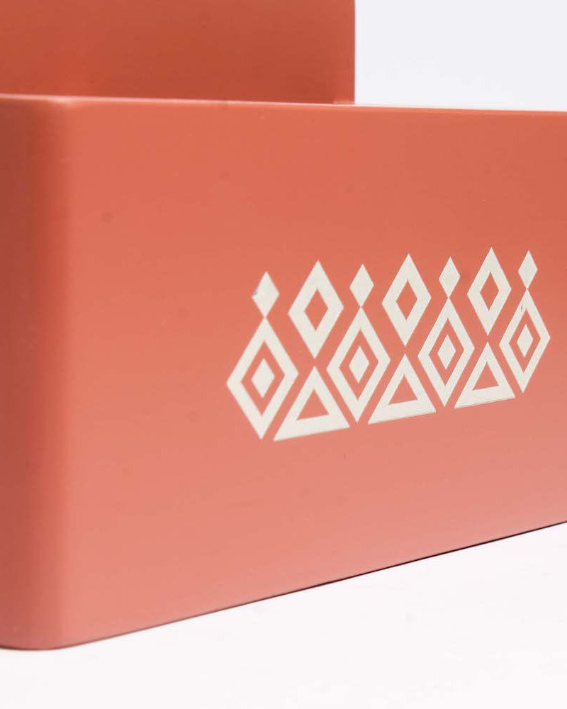 Revolutionize the way you organize with our Amber Orange Multi Organizer. This versatile storage solution is not just practical; it's also a style statement. The attractive amber orange color adds a touch of warmth to your space, while the thoughtful design ensures that you can neatly store a variety of items. Elevate your storage game with this functional and chic Amber Orange Multi Organizer.