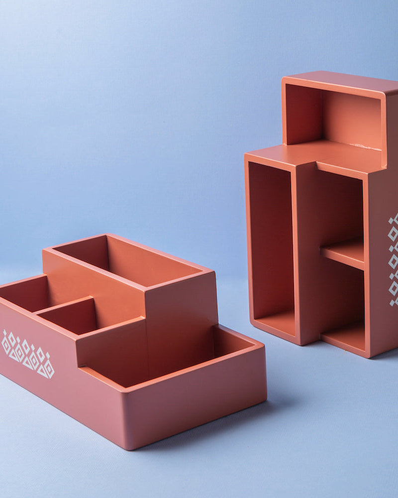 Amber Orange Multi Organizer: Functional and Chic