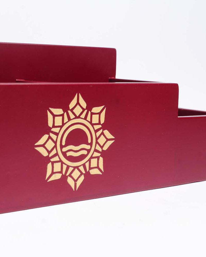 Elevate Your Storage Game: Maroon Organizer