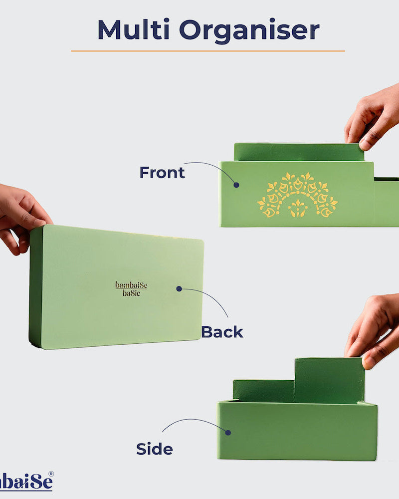Pista Green Multi Organiser: Functional and Stylish