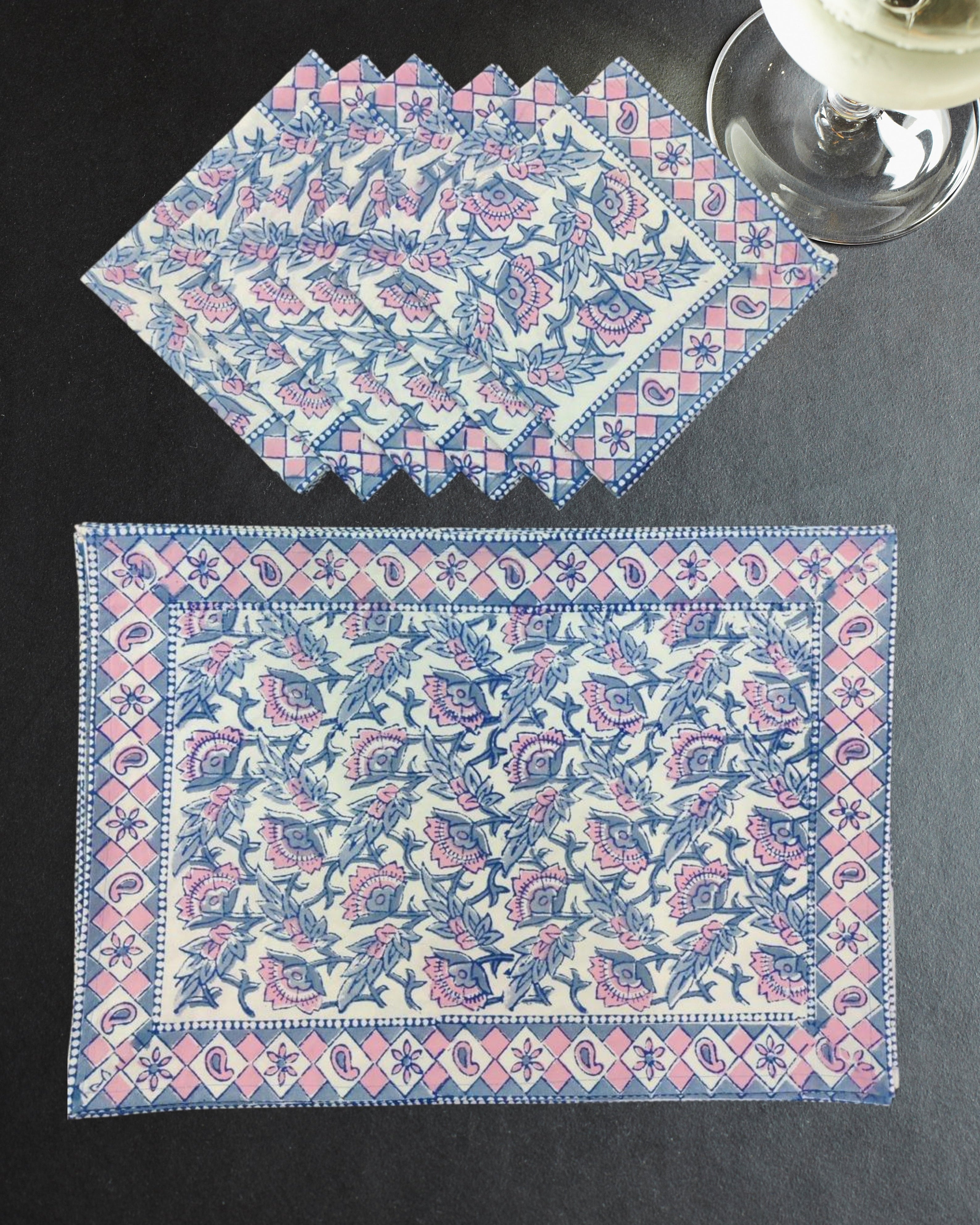 Qaushey Canvas Cotton Table Mats