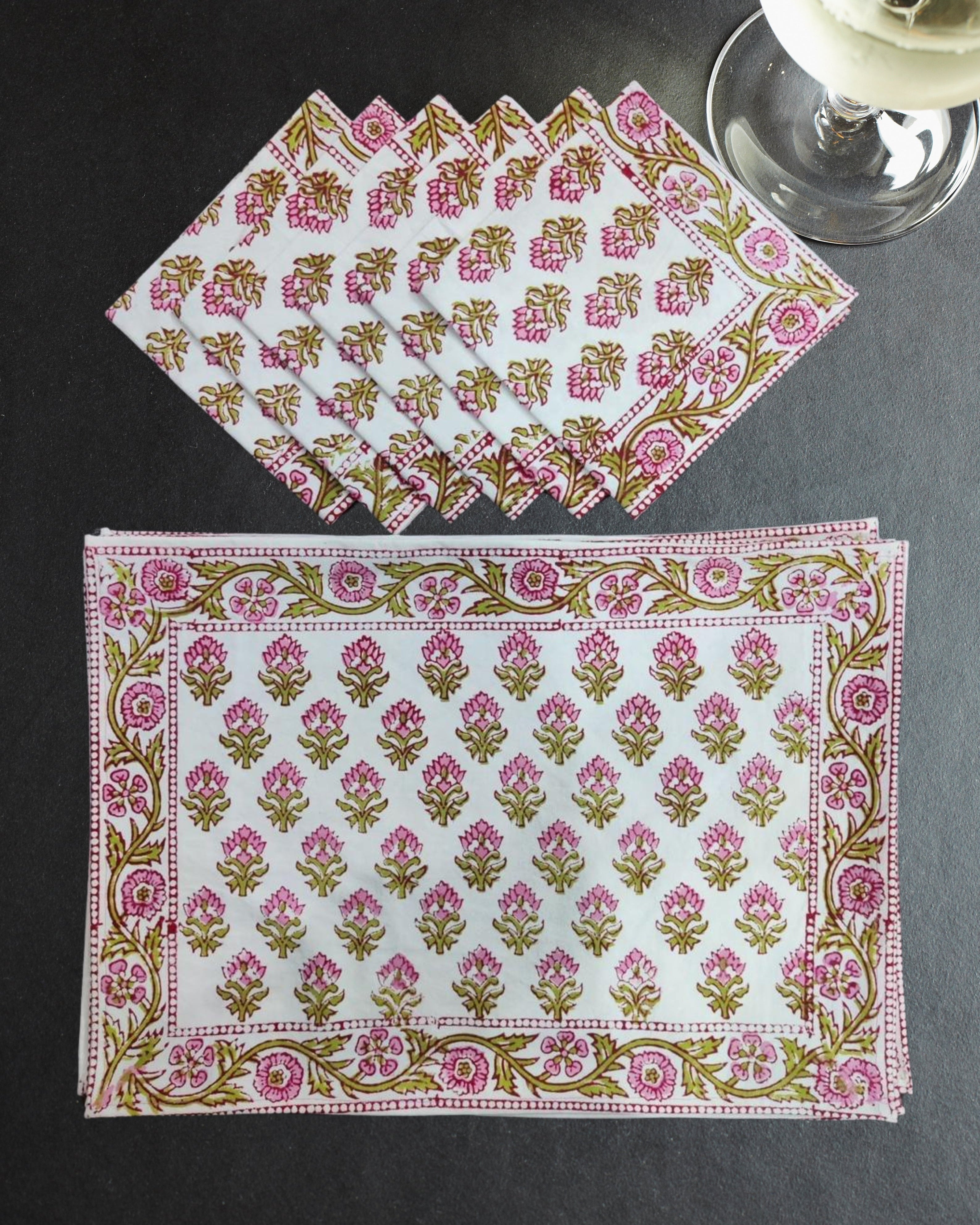 Qaushey Canvas Cotton Table Mats