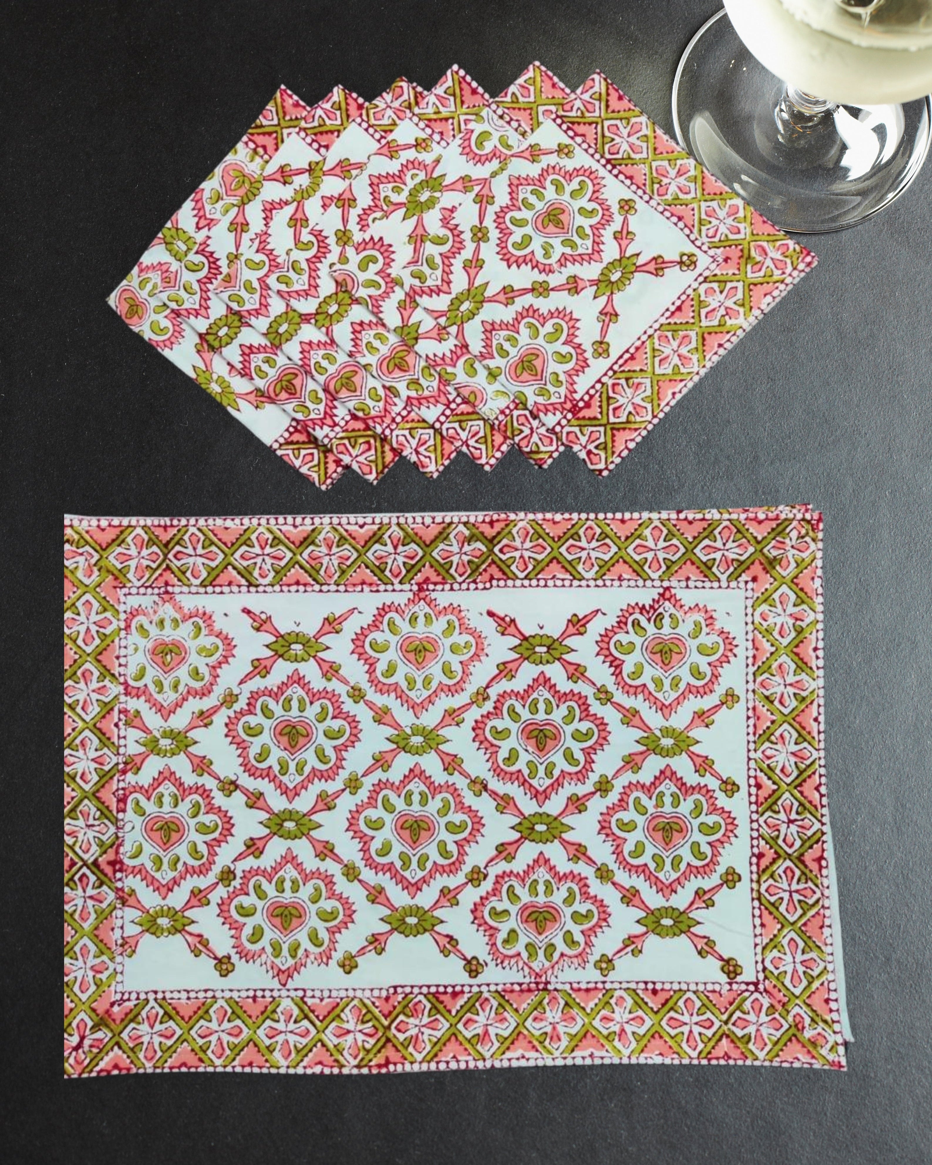 Qaushey Canvas Cotton Table Mats