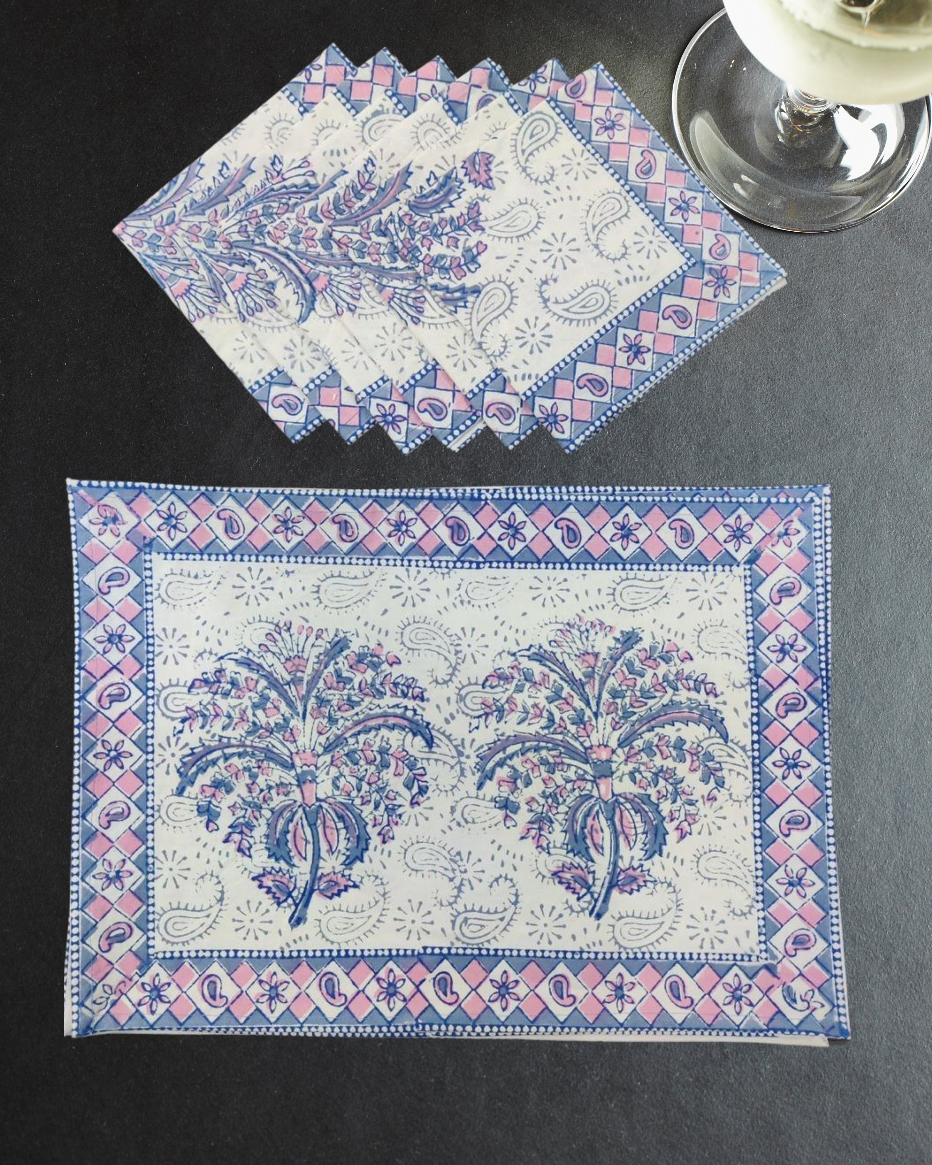 Qaushey Canvas Cotton Table Mats
