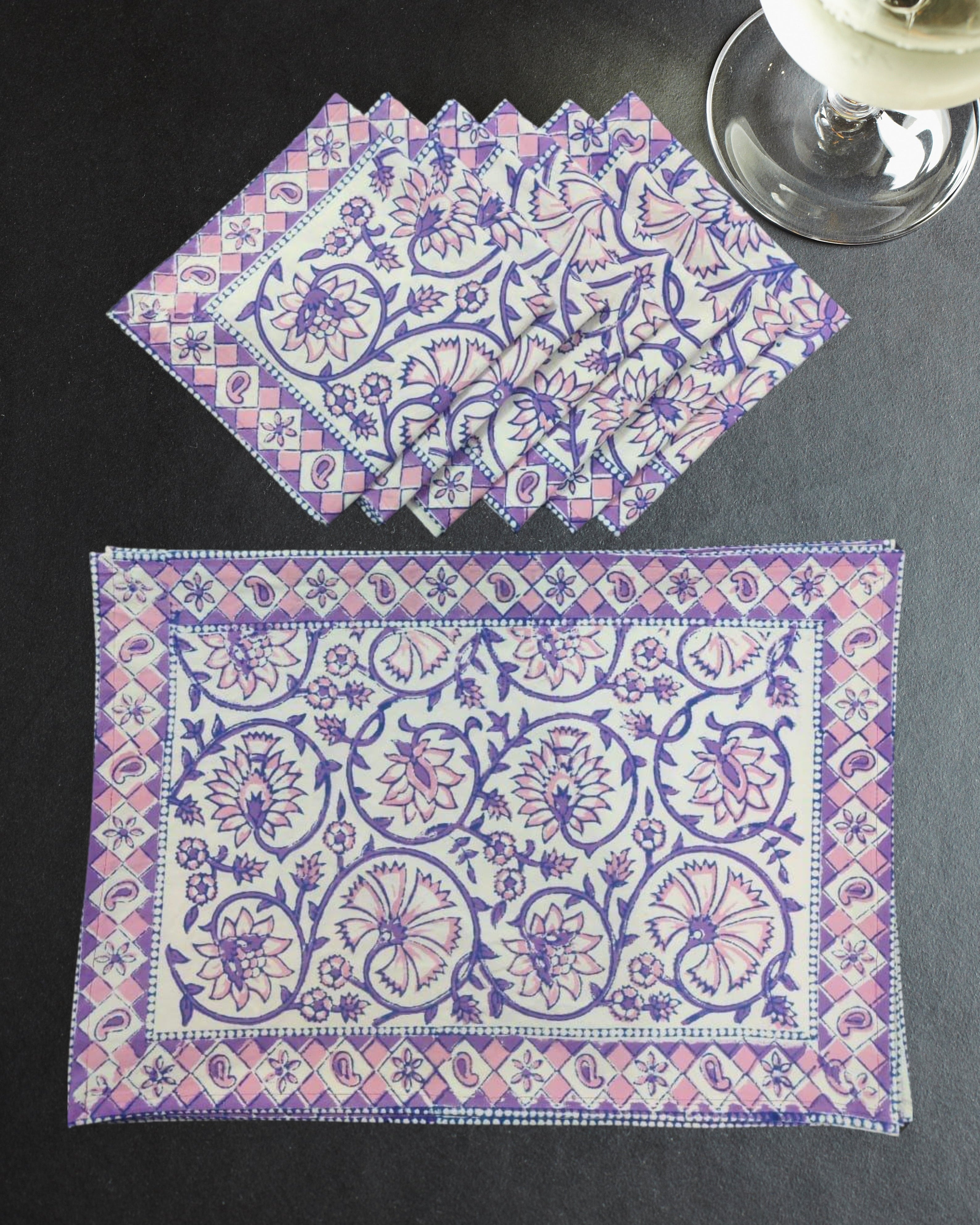 Qaushey Canvas Cotton Table Mats