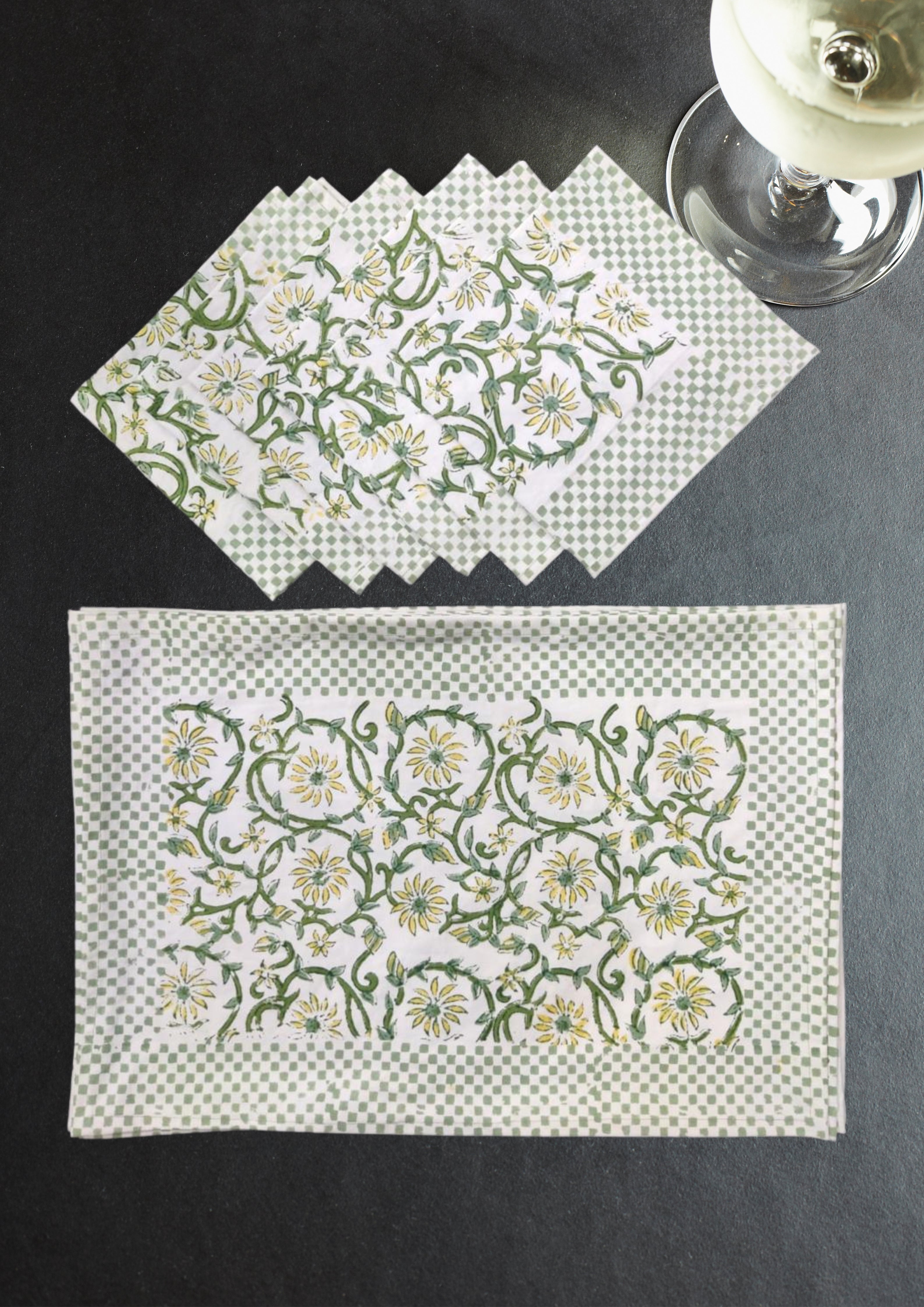 Qaushey Canvas Cotton Table Mats