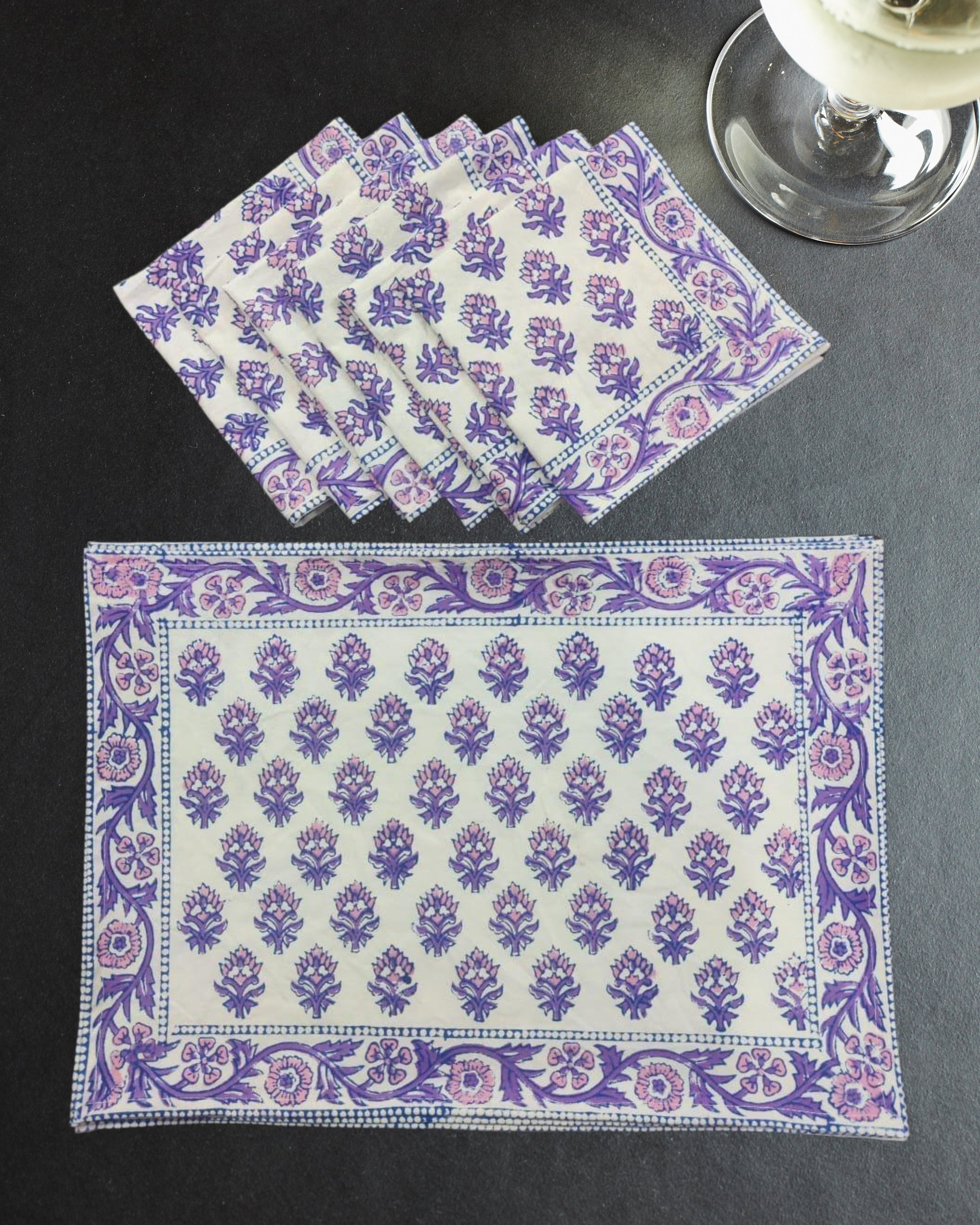 Qaushey Canvas Cotton Table Mats