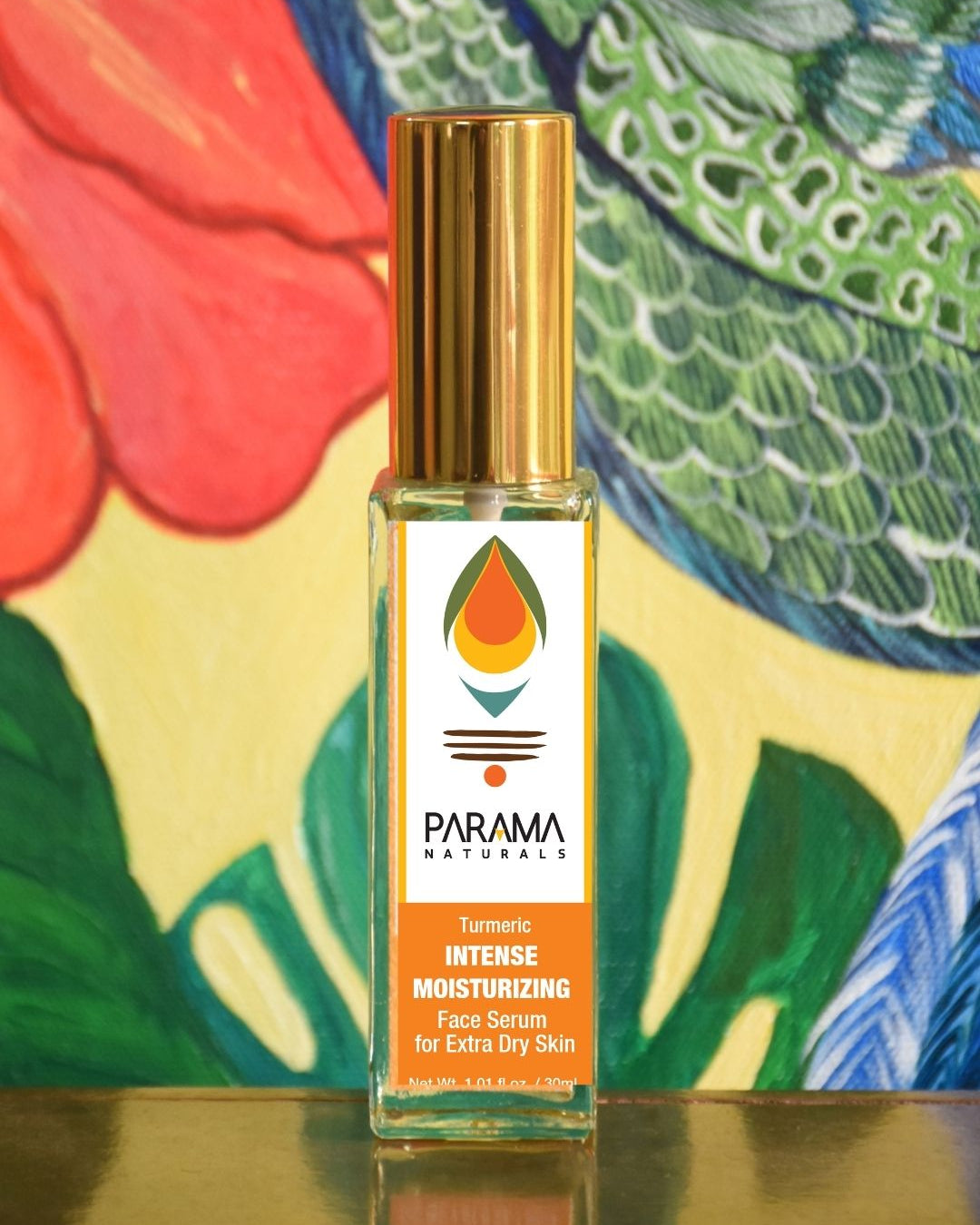 Turmeric Intense Moisturizer, Parama Naturals, Moisturizer, Face Oil,Face Serum, Intense Oil,Extra Dey Skin, sensitive Skin, Pure, Natural Ingredients, Overnight Repair, Collagen Boosting, quick Absorbing, Soothing