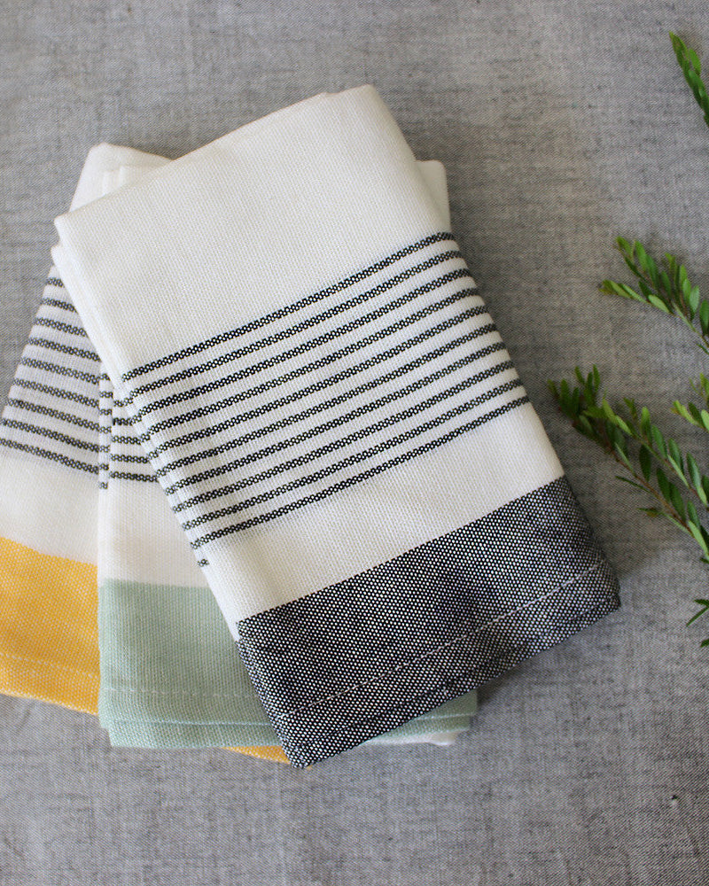 Bloc Stripe Kitchen Towels - Kara Weaves
- 2