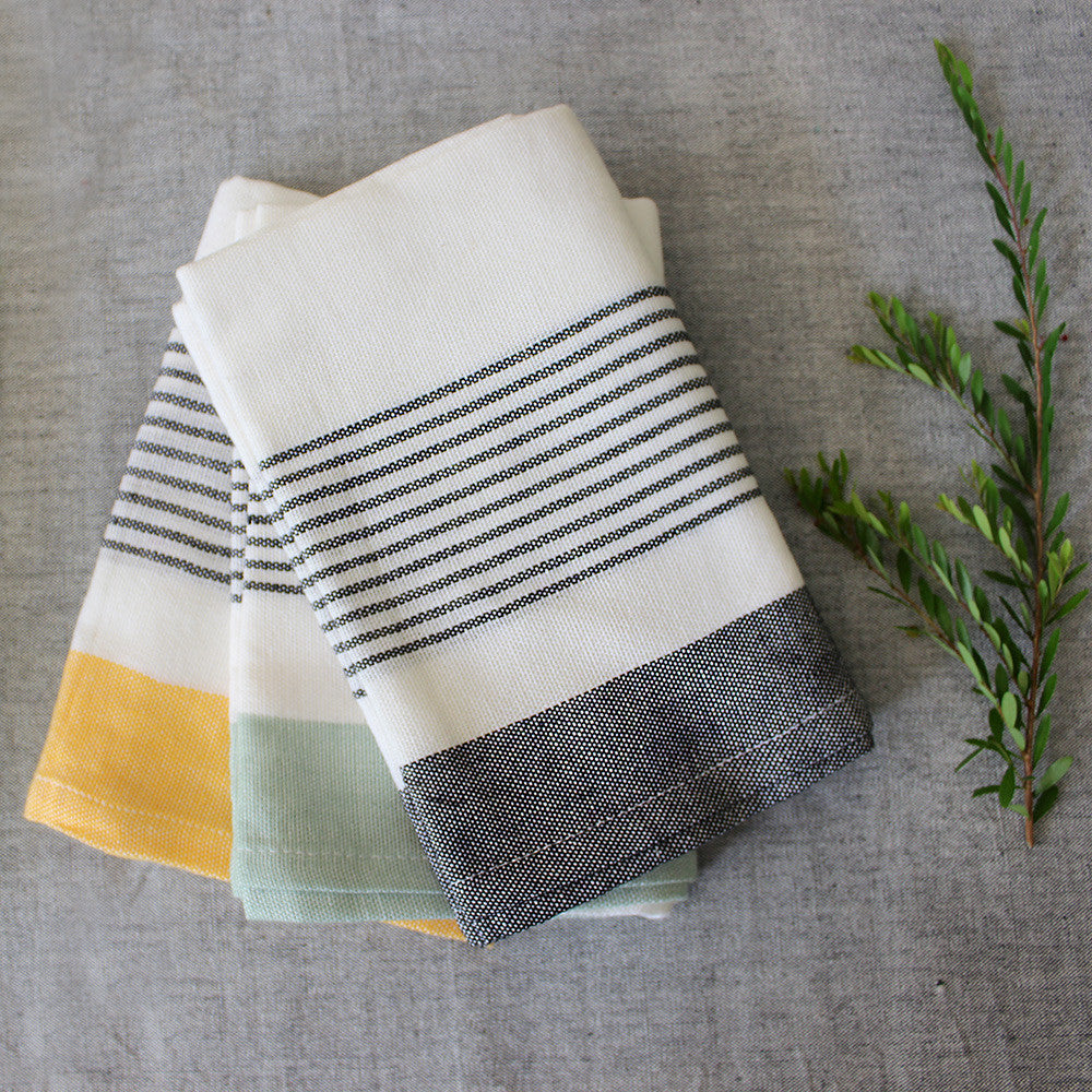 Bloc Stripe Kitchen Towels - Kara Weaves
- 2