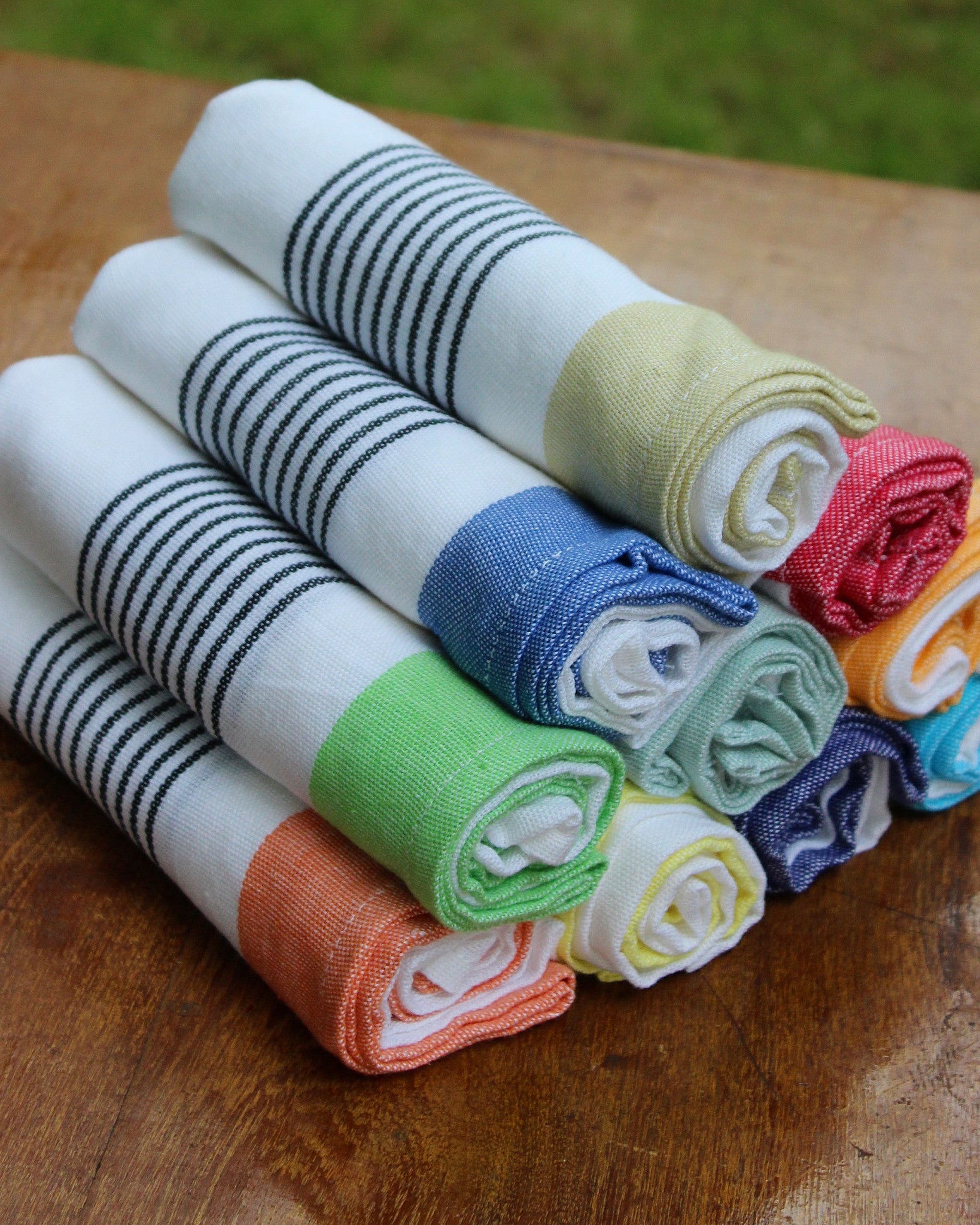 Bloc Stripe Kitchen Towels - Kara Weaves
- 1