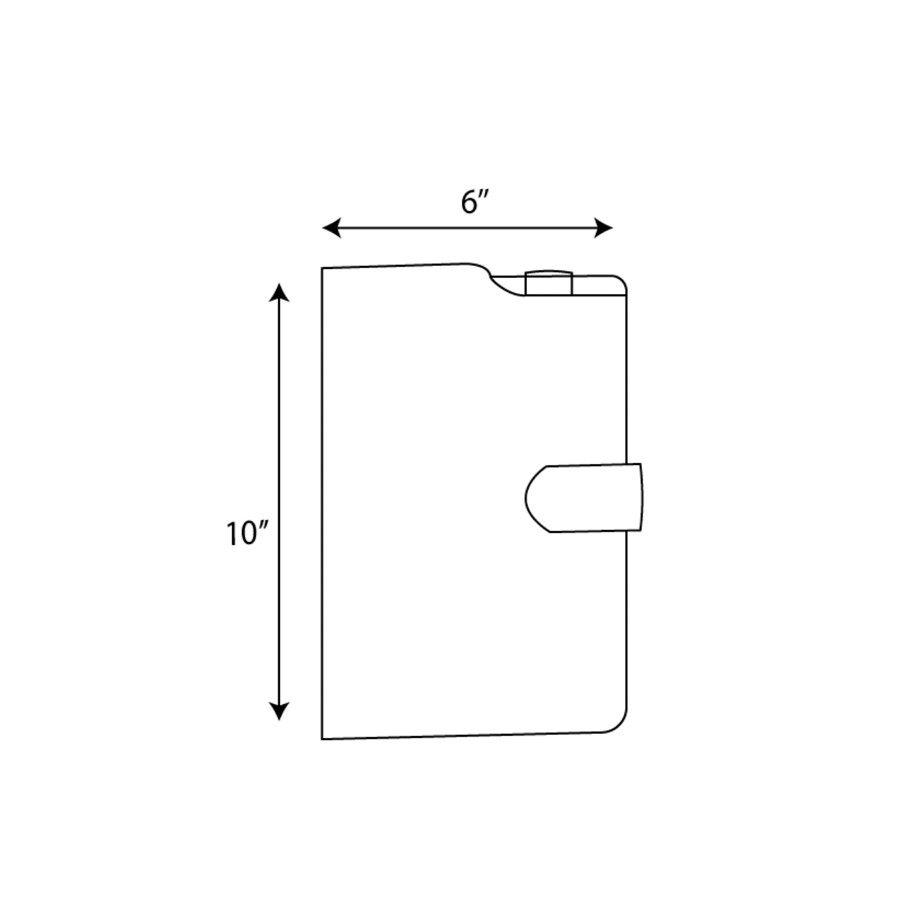 recharkha Upcycled Handwoven Executive Diary Cover Dimensions