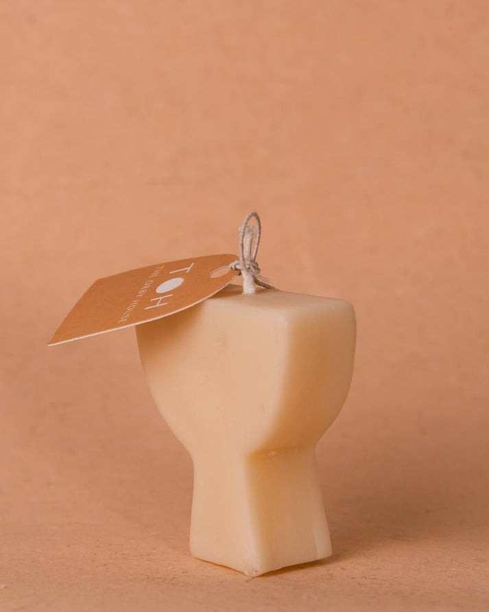 Abstract Shape Pillar Candle - Our Better Planet