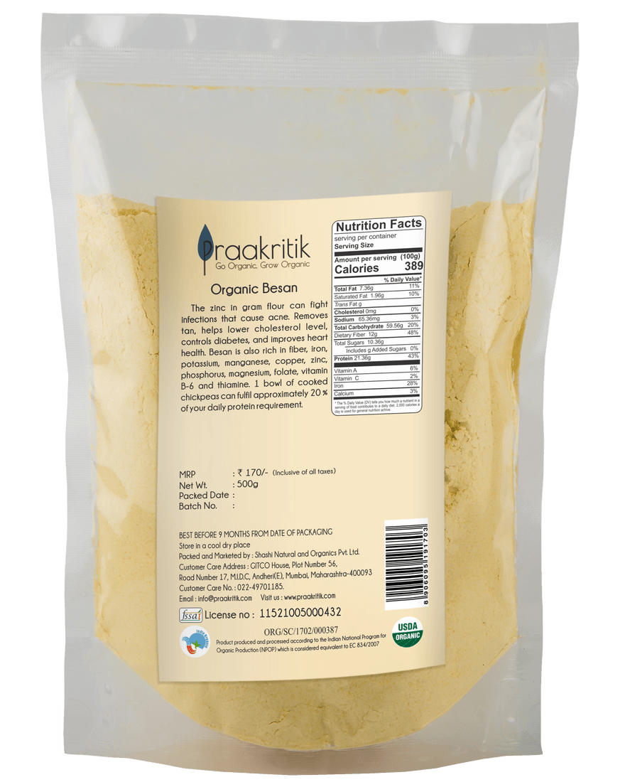 Besan 500g - Organic - Our Better Planet