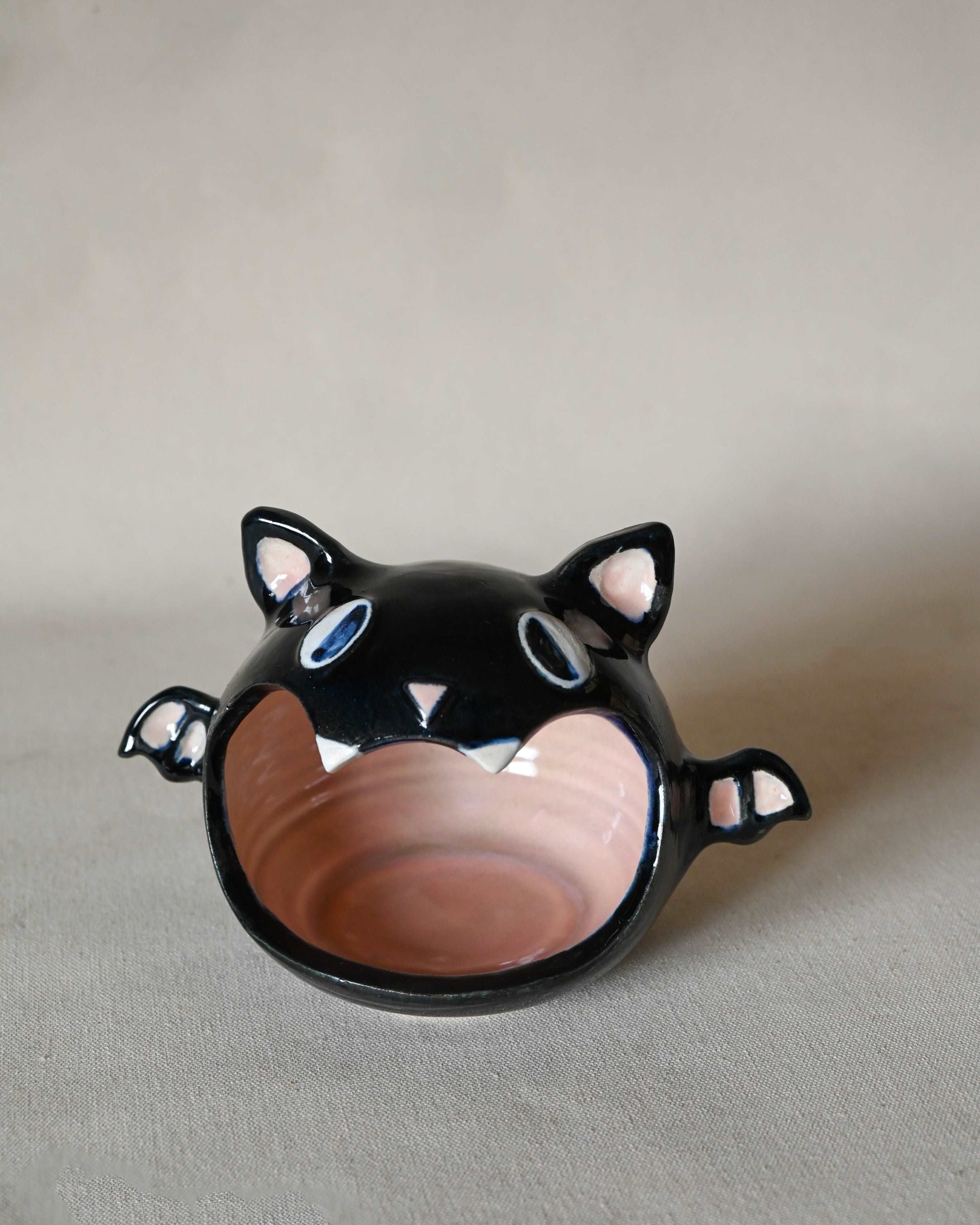 Ceramic Halloween Bat Candy Jar - TOH - Our Better Planet