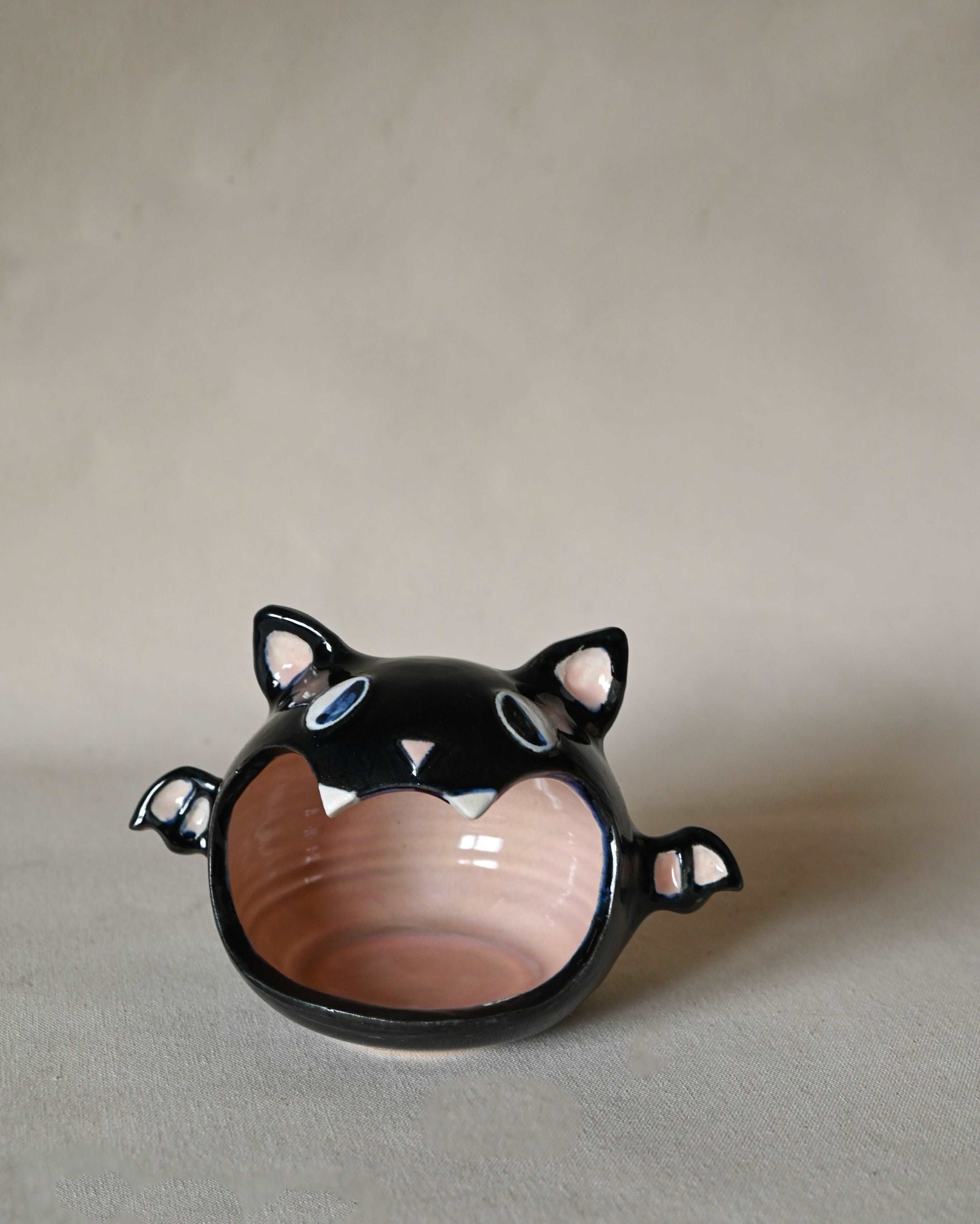 Ceramic Halloween Bat Candy Jar - TOH - Our Better Planet