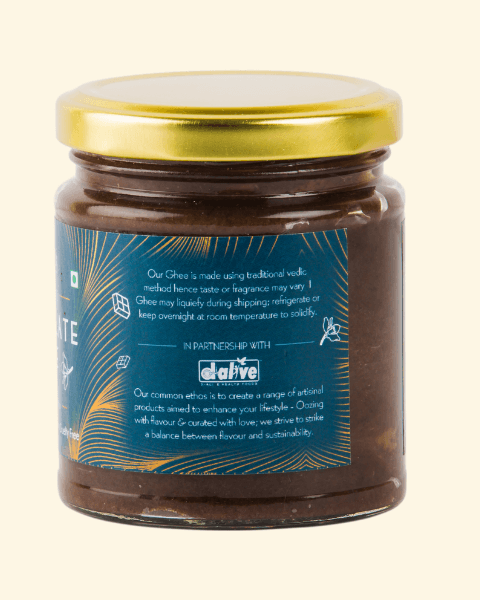 Chocolate Ghee Spread With Madagascar Vanilla 200 ml - Our Better Planet