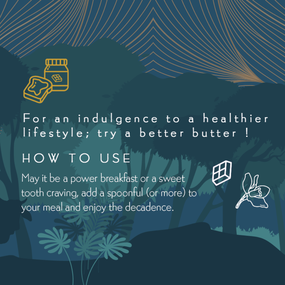 Chocolate Ghee Spread With Madagascar Vanilla 200 ml - Our Better Planet