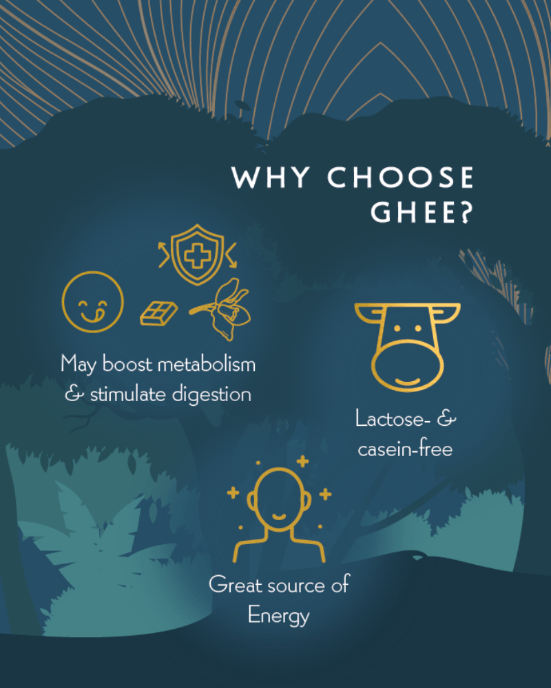 Chocolate Ghee Spread With Madagascar Vanilla 200 ml - Our Better Planet