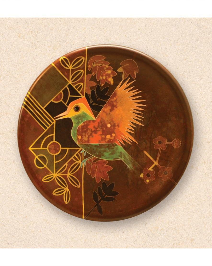 Compound 360 Hand Painted Wall Hanging Lending sparrow - Our Better Planet