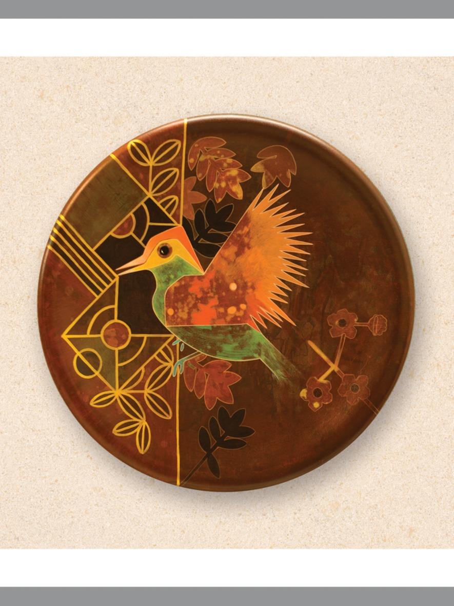 Compound 360 Hand Painted Wall Hanging Lending sparrow - Our Better Planet