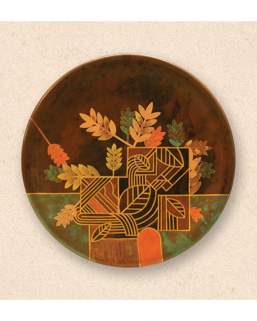 Compound 360 Hand Painted Wall Hanging Monsoon Leaves - Our Better Planet