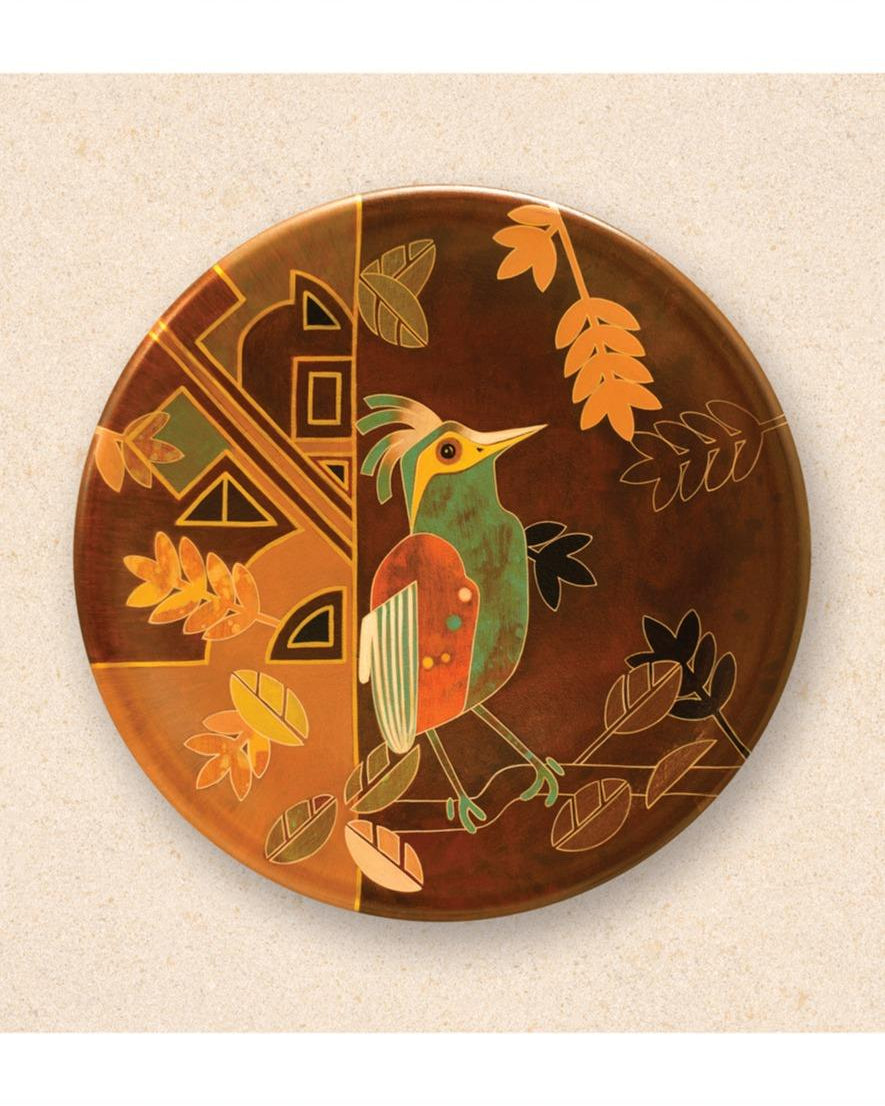 Compound 360 Hand Painted Wall Hanging Praying sparrow - Our Better Planet