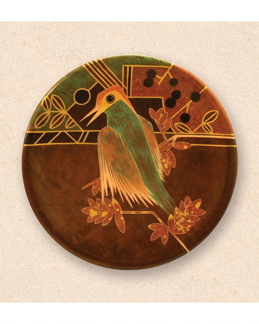 Compound 360 Hand Painted Wall Hanging Sitting sparrow - Our Better Planet