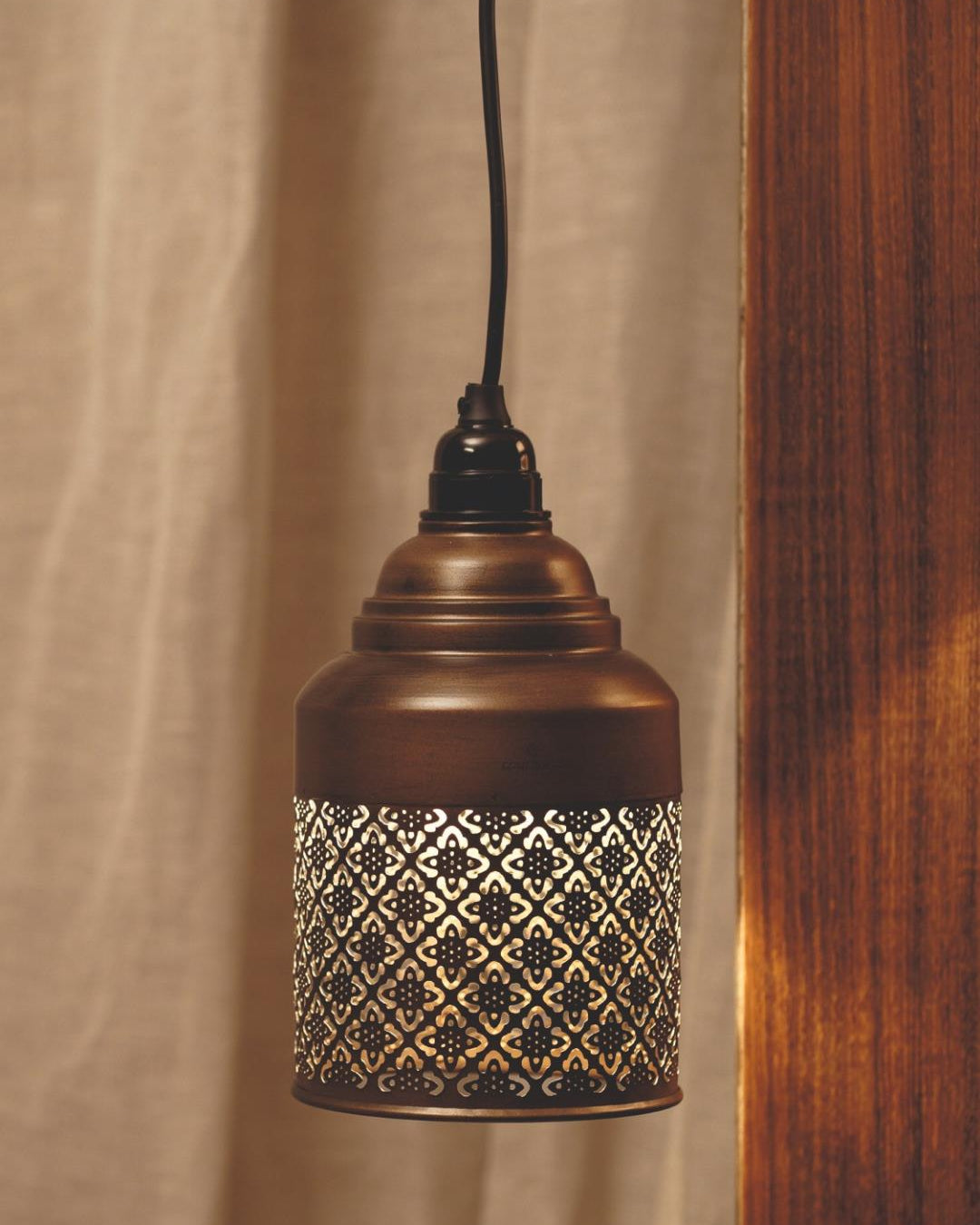 Courtyard Courtyard Ajrakh Hanging Light - Our Better Planet