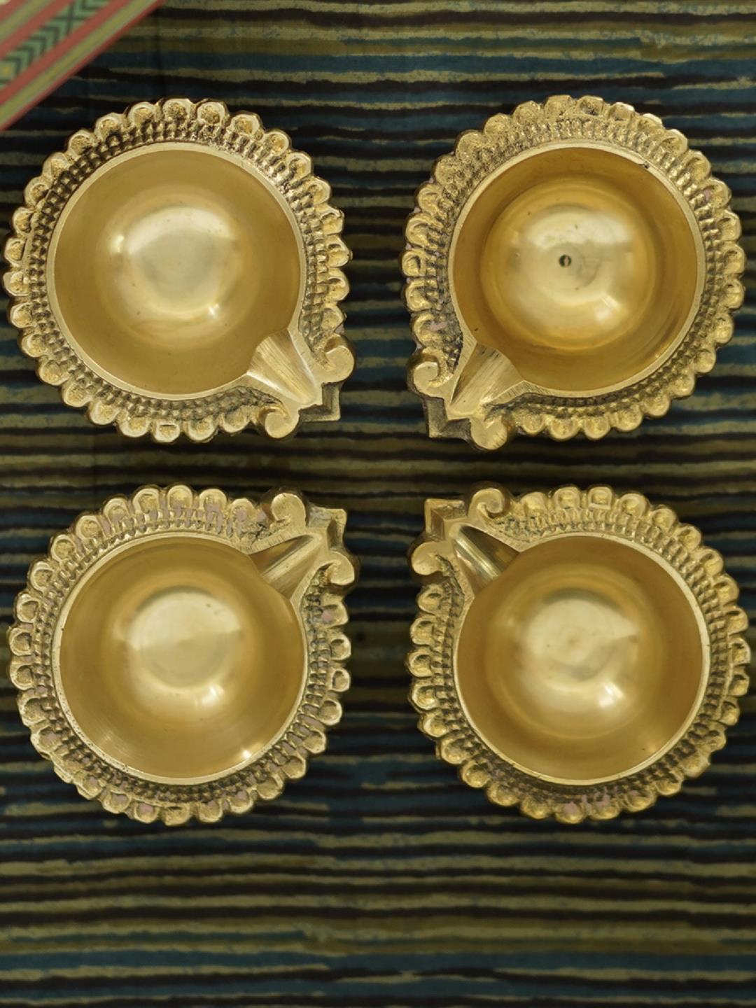 Courtyard Courtyard Mogra Diya Gift Set Of 4 (Gift Box) - Our Better Planet