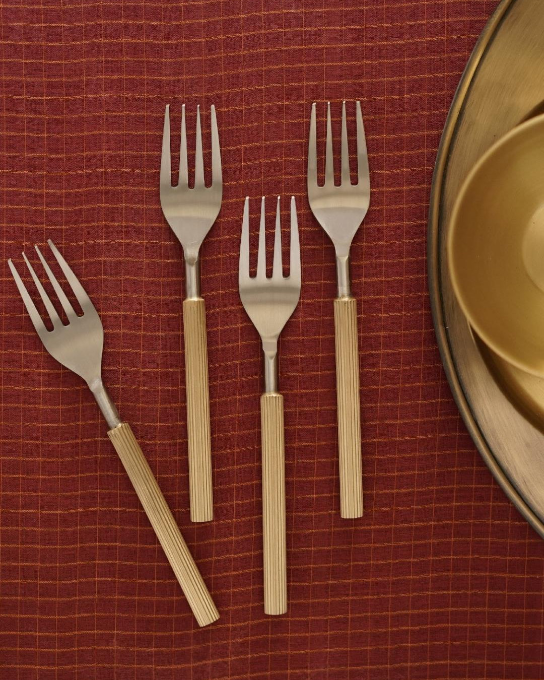 Courtyard Dariya Tea Forks Set of 4 - Our Better Planet