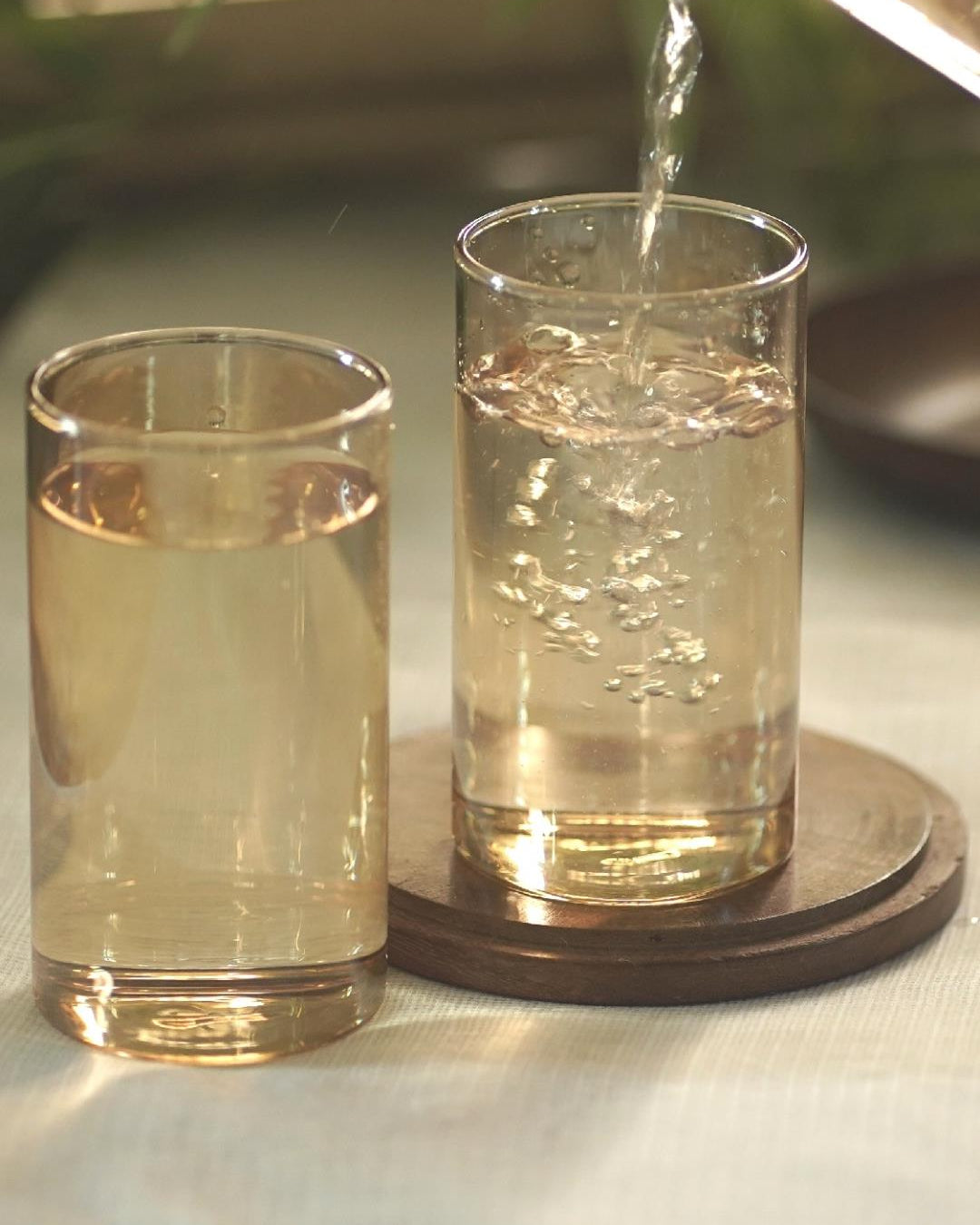 Courtyard Majuli Gilded Water Glass Set of 2 - Our Better Planet