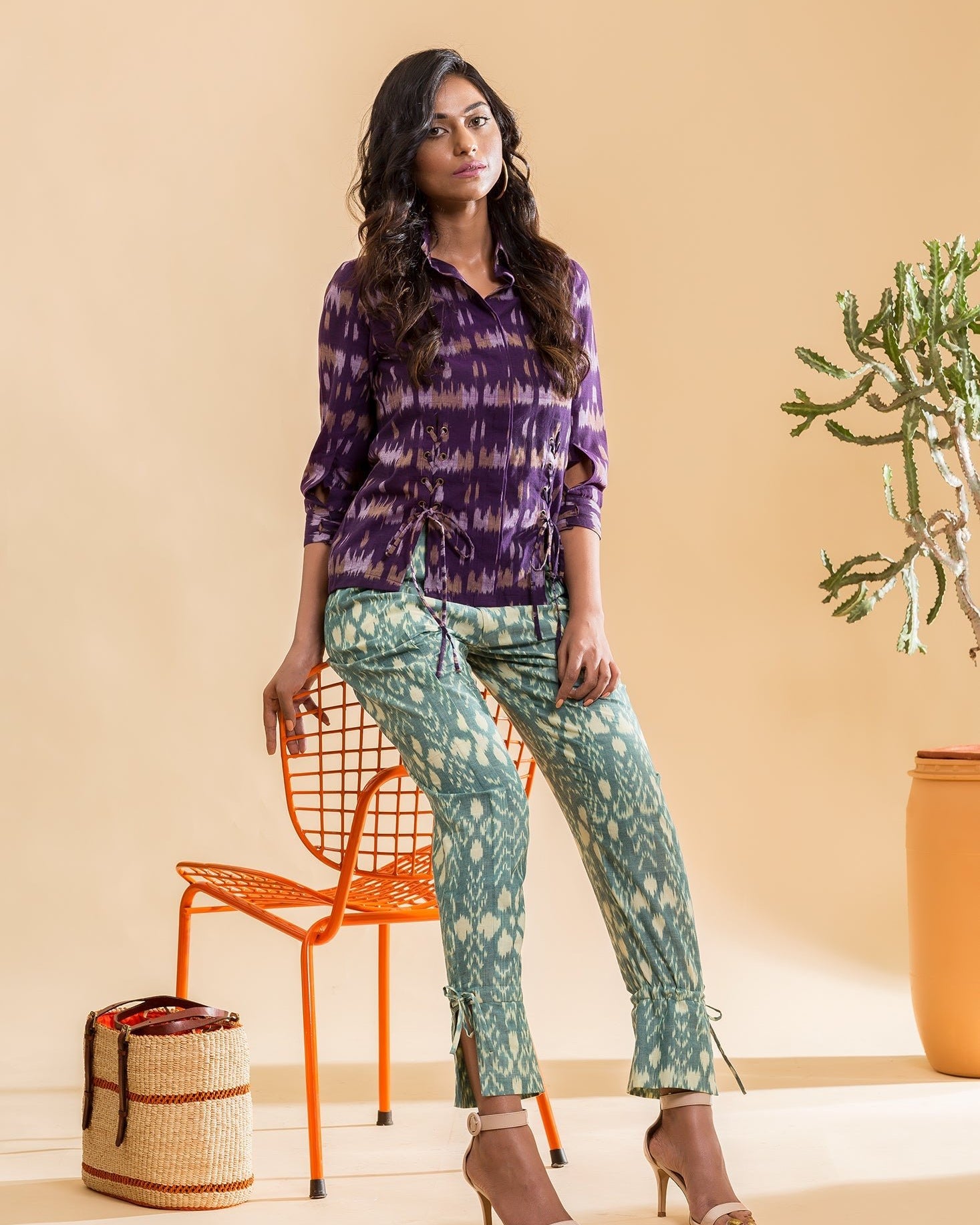 Criss Cross Drawstring Shirt - Our Better Planet