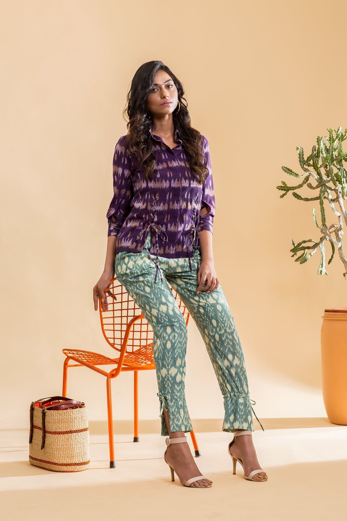 Criss Cross Drawstring Shirt - Our Better Planet