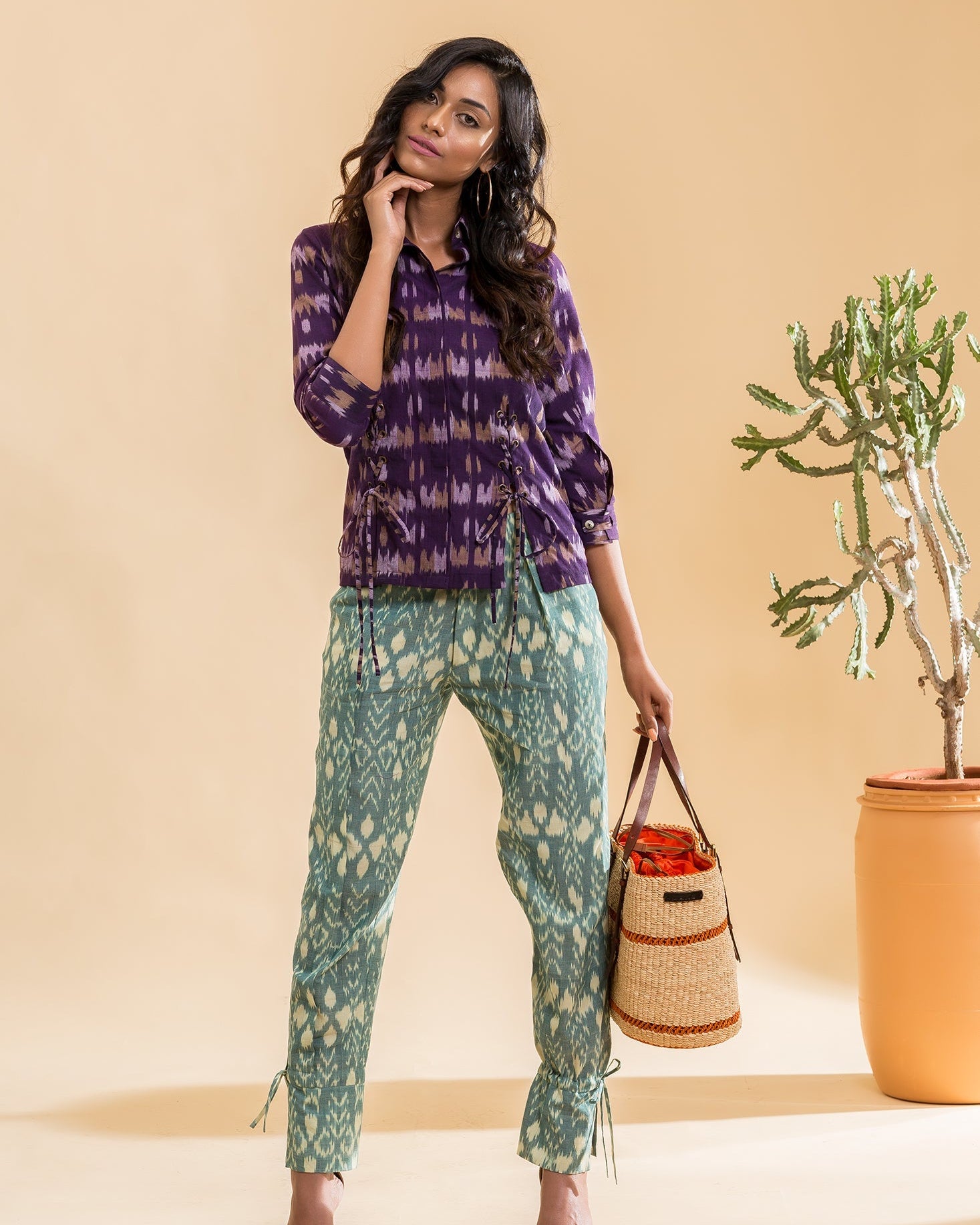 Criss Cross Drawstring Shirt - Our Better Planet