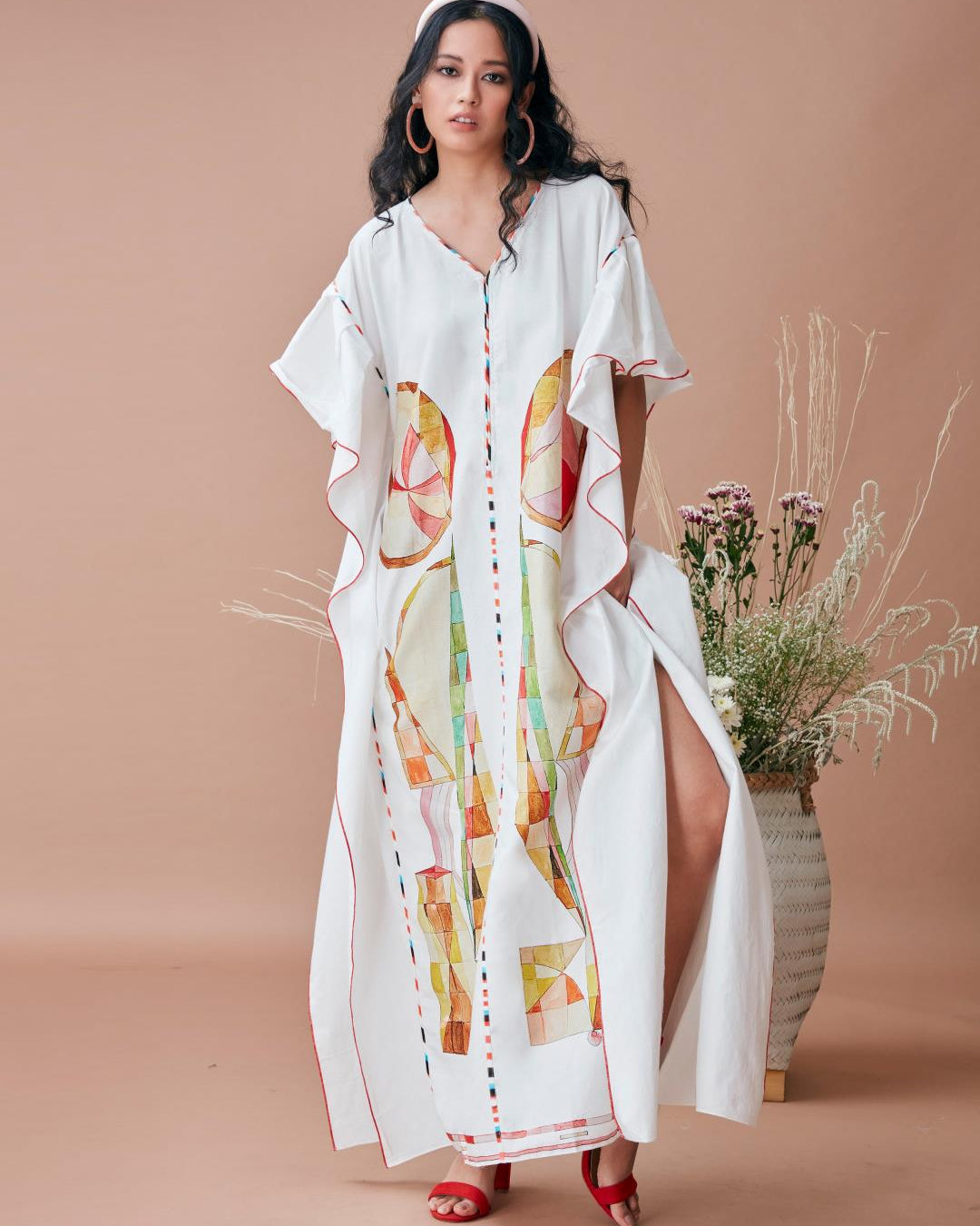 DAN BA TAVISH- Kaftan Witn Emboidery - Our Better Planet