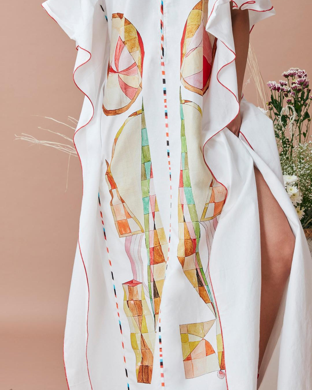 DAN BA TAVISH- Kaftan Witn Emboidery - Our Better Planet