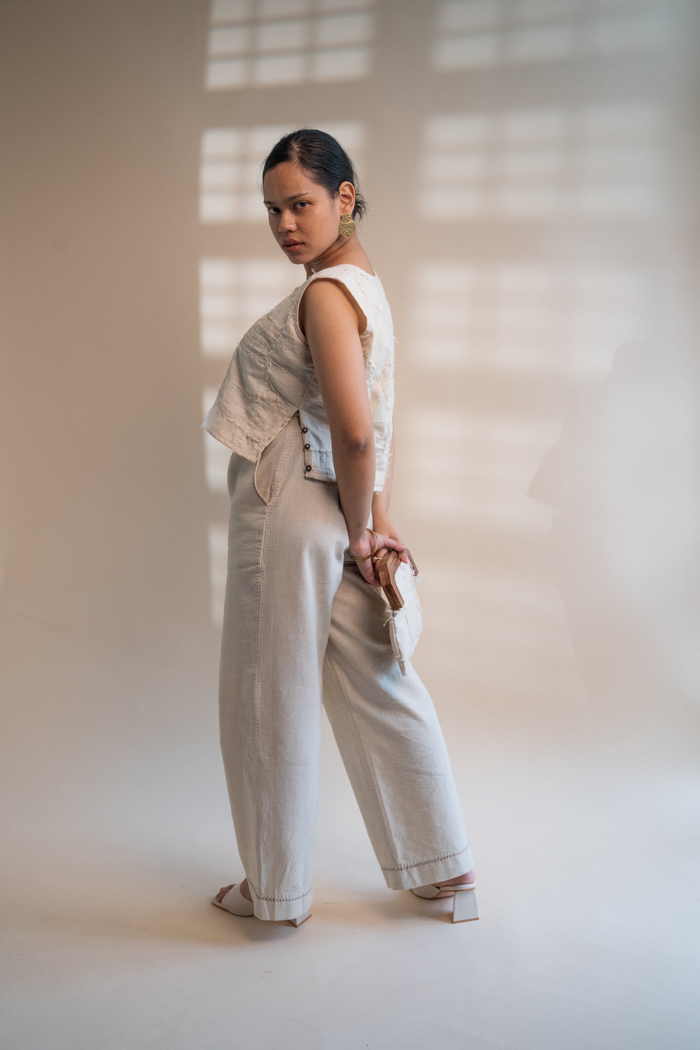 Dawning Upcycled Buttoned Vest - Our Better Planet