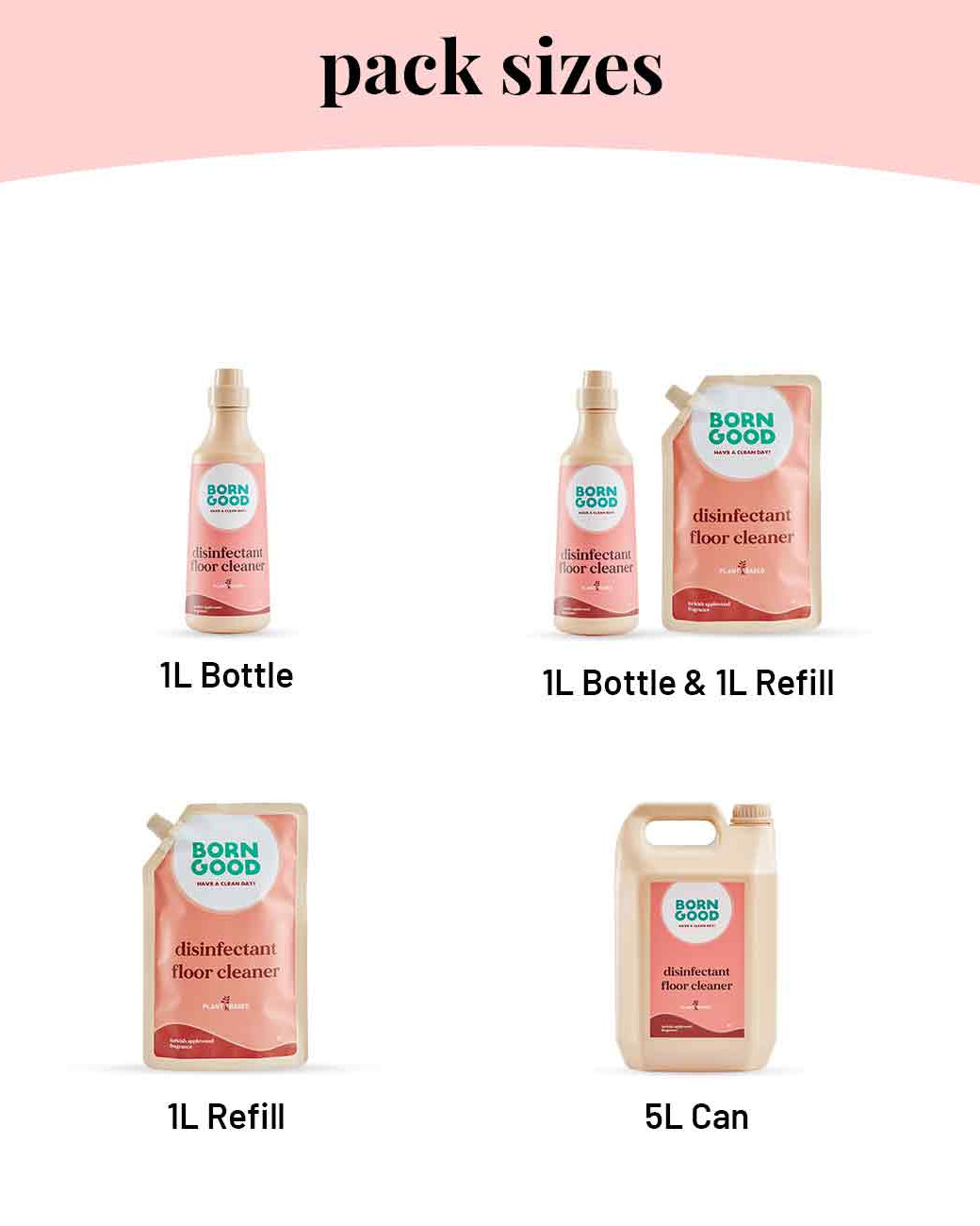 Disinfectant Floor Cleaner Liquid - Our Better Planet